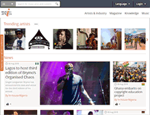 Tablet Screenshot of musicinafrica.net